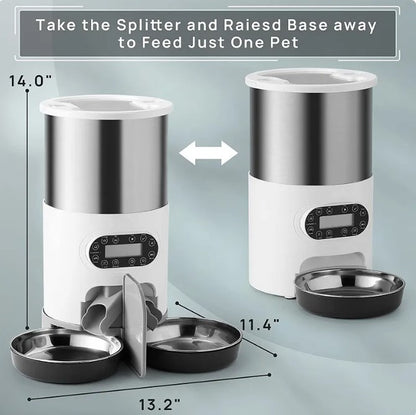 Smart WiFi Dual Pet Feeder
