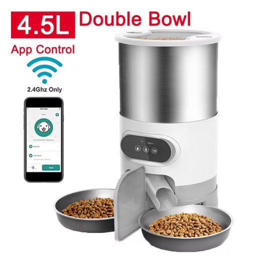 Smart WiFi Dual Pet Feeder