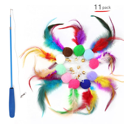Flutter Retractable Feather Wand