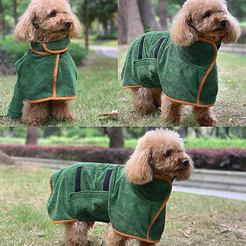 DryFast Microfiber Pet Bathrobe