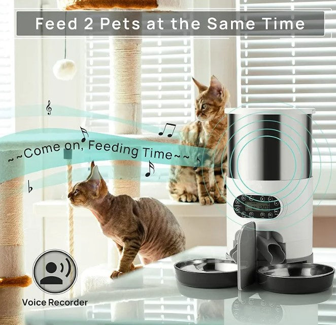 Smart WiFi Dual Pet Feeder