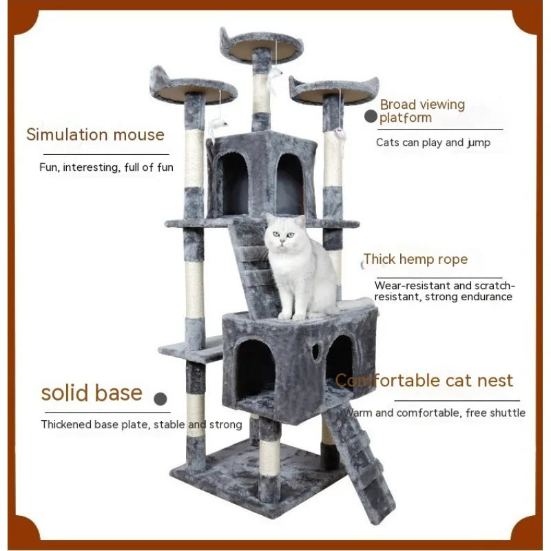 Skyline Multi-Level Cat Tower