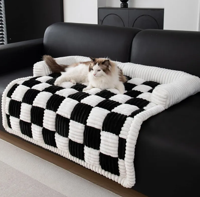 Chesterfield Plush Pet Sofa