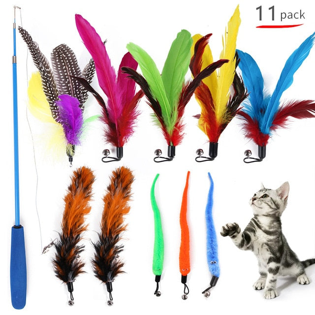 Flutter Retractable Feather Wand