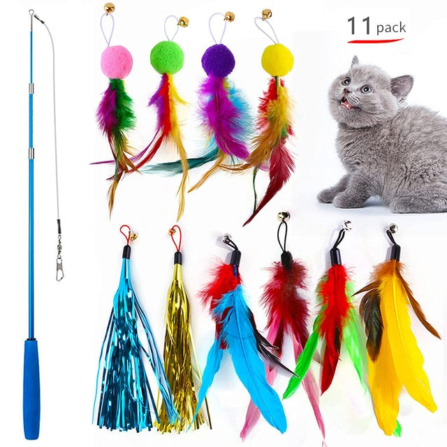 Flutter Retractable Feather Wand
